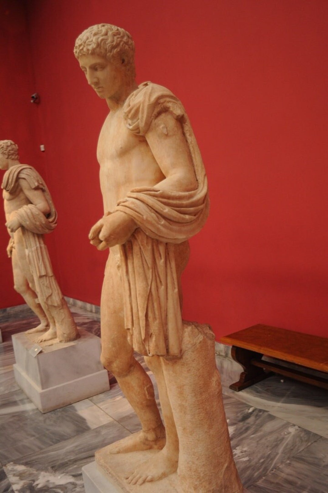 Statue of Hermes Greek Marble Sculpture Statue Museum Etsy
