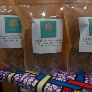 Organic & Wildcrafted Sea Moss. Westmoreland JA