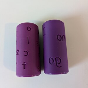 Phonics Learning Pattern Rollers, Playdough Roller, Phase 2,3,4 and 5, Learning Roller, Texture Roller, Playdough, Eco Roller