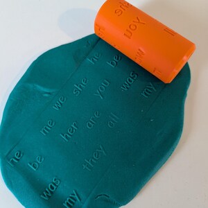 Phonics Learning Pattern Rollers, Playdough Roller, Phase 2,3,4 and 5, Learning Roller, Texture Roller, Playdough, Eco Roller