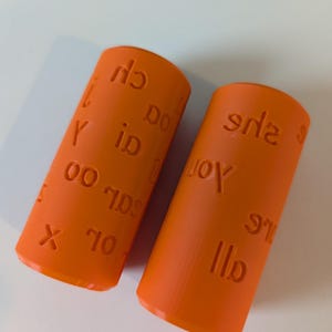 Phonics Learning Pattern Rollers, Playdough Roller, Phase 2,3,4 and 5, Learning Roller, Texture Roller, Playdough, Eco Roller