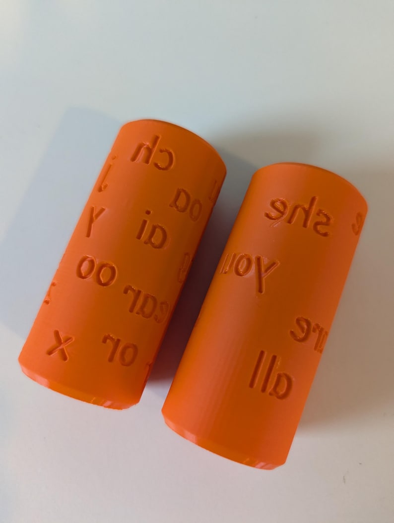 Phonics Learning Pattern Rollers, Playdough Roller, Phase 2,3,4 and 5, Learning Roller, Texture Roller, Playdough, Eco Roller