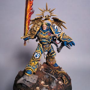 Roboute Guilliman Primarch of Ultramarines Painted