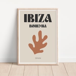 Stampa Ibiza Bohemia // Stampa di viaggio Ibiza, stampa Ibiza, stampa di viaggio boho, stampa di viaggio, poster Ibiza, arte murale stampabile DOWNLOAD DIGITALE immagine 7