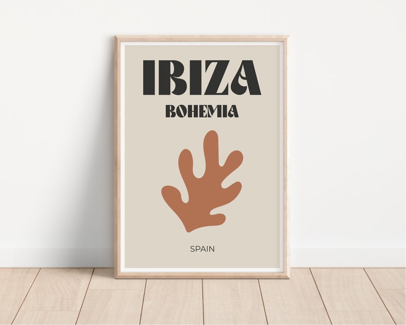 Stampa Ibiza Bohemia // Stampa di viaggio Ibiza, stampa Ibiza, stampa di viaggio boho, stampa di viaggio, poster Ibiza, arte murale stampabile DOWNLOAD DIGITALE immagine 7