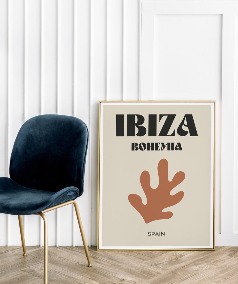 Stampa Ibiza Bohemia // Stampa di viaggio Ibiza, stampa Ibiza, stampa di viaggio boho, stampa di viaggio, poster Ibiza, arte murale stampabile DOWNLOAD DIGITALE immagine 6