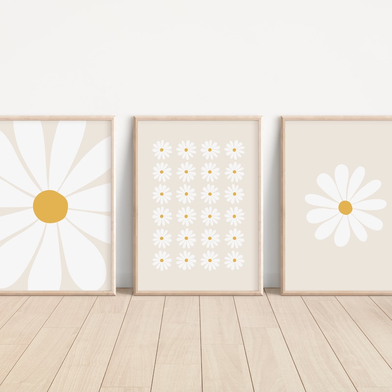 Daisy Wall Art - Etsy