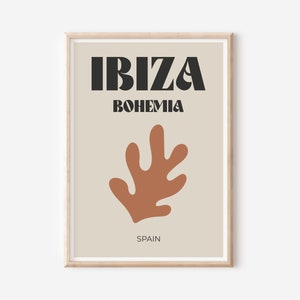 Stampa Ibiza Bohemia // Stampa di viaggio Ibiza, stampa Ibiza, stampa di viaggio boho, stampa di viaggio, poster Ibiza, arte murale stampabile DOWNLOAD DIGITALE immagine 3