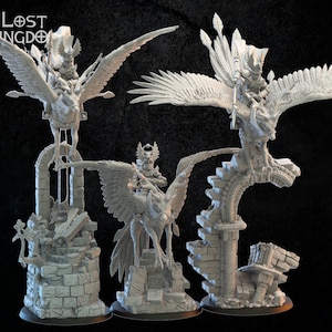 Wind Knights (With Alternative Mount), Lost Kingdom Miniatures