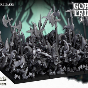 Swamp Goblins spearmen , Highland Miniatures