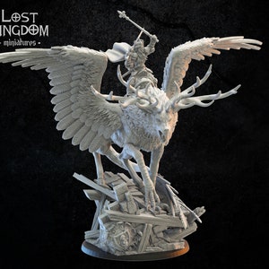 Griffon With Paladin Fighter Knight Rider | 28mm and 32mm