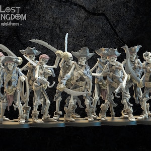 Skeleton Buccaneers, Lost Kingdom Miniatures
