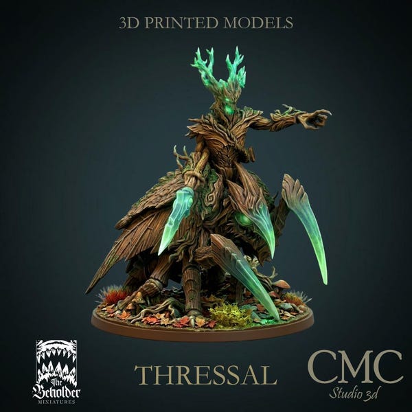 Thressal, Champion of Evergreen, The Beholder Miniatures