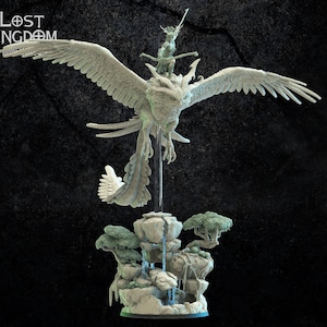 Akina On Giant Fukuro, Lost Kingdom Miniatures