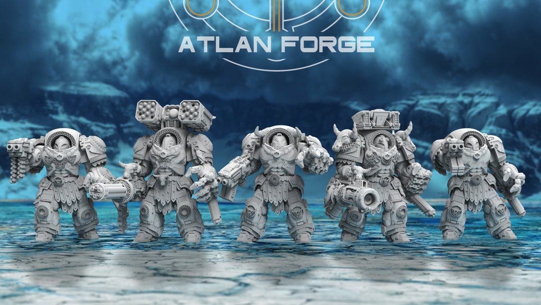 Minoan Assault Myrmidons (5-Unit Set) by Atlan Forge