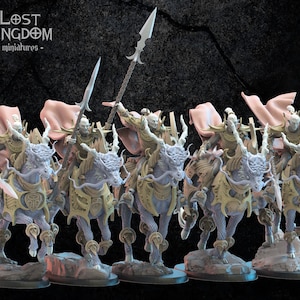 Shēdo Knights On Longma, Lost Kingdom Miniatures
