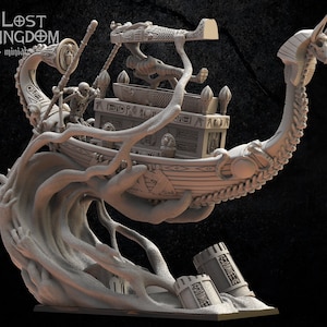 Kufu Ship, Lost Kingdom Miniatures