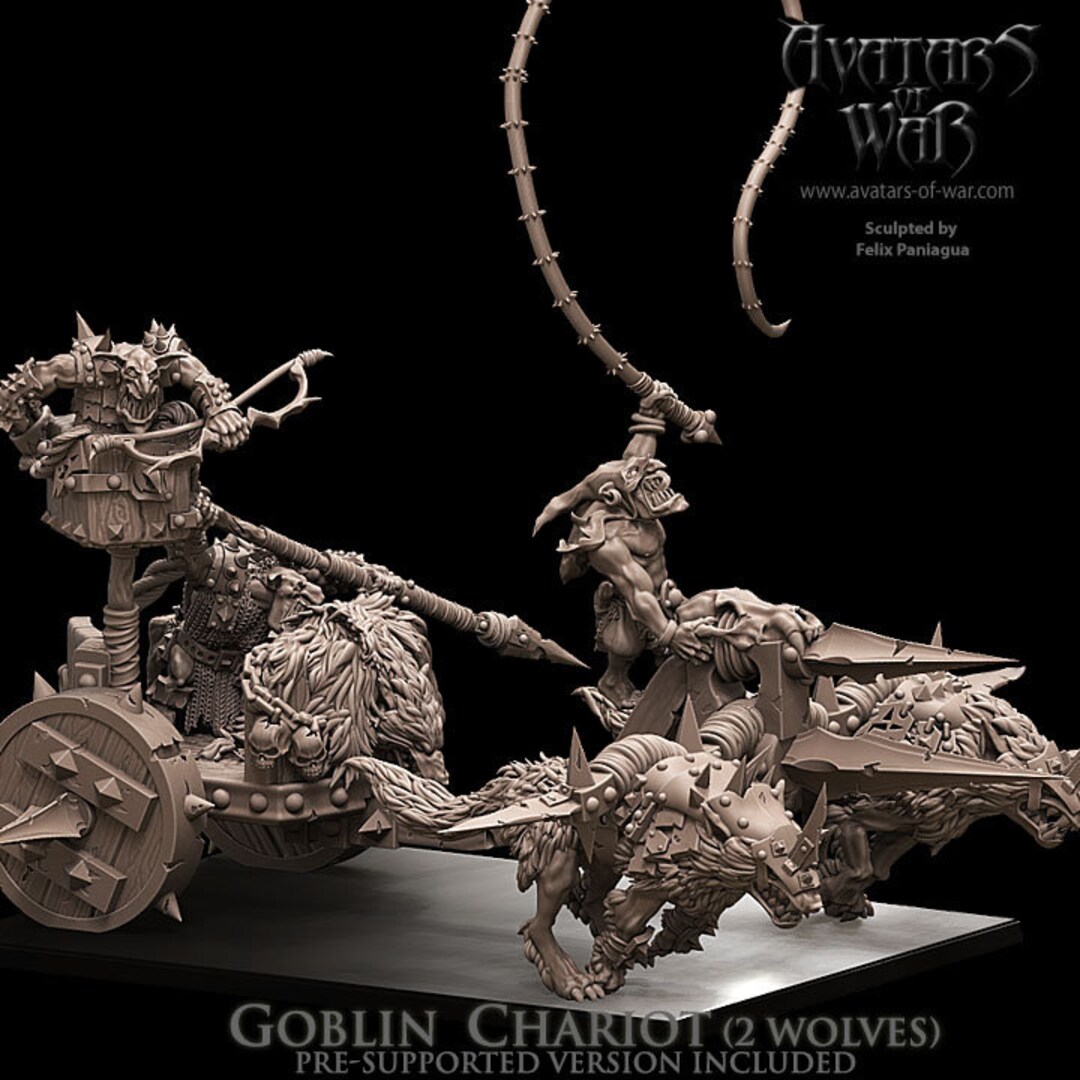 Goblin Wolf Chariot, Avatars of War Etsy