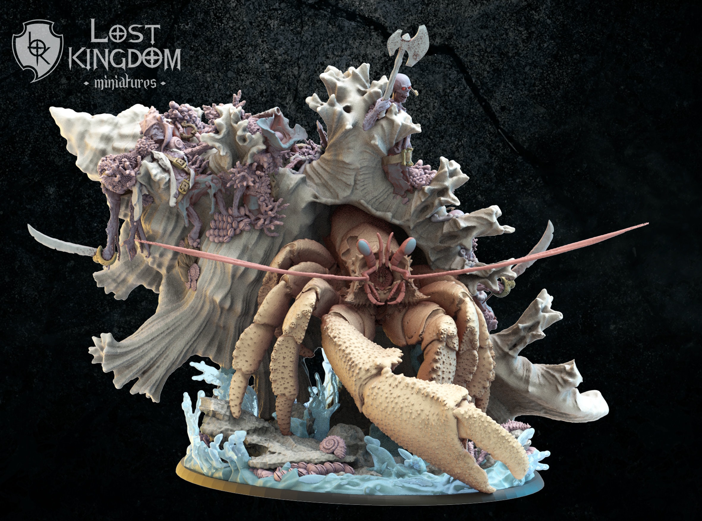 Corpse Hermit Crab, Lost Kingdom Miniatures - Etsy