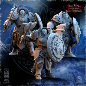 Stromwolves Punishers with shield, The Beholder Miniatures