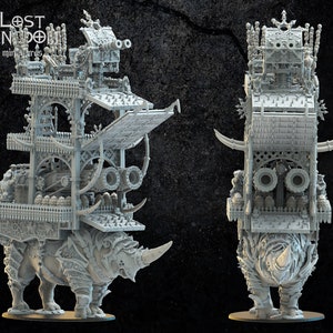 Magmhôrin Siege Tower, Lost Kingdom Miniatures