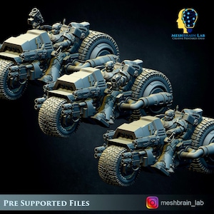 Imperial Marines attack bikes, MeshBrain Lab