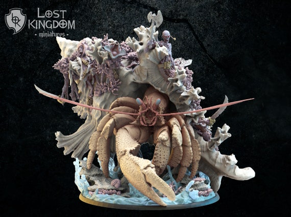 Corpse Hermit Crab, Lost Kingdom Miniatures - Etsy