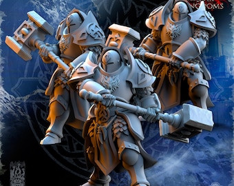 Stromwolves Punishers con grandi armi, The Beholder Miniatures
