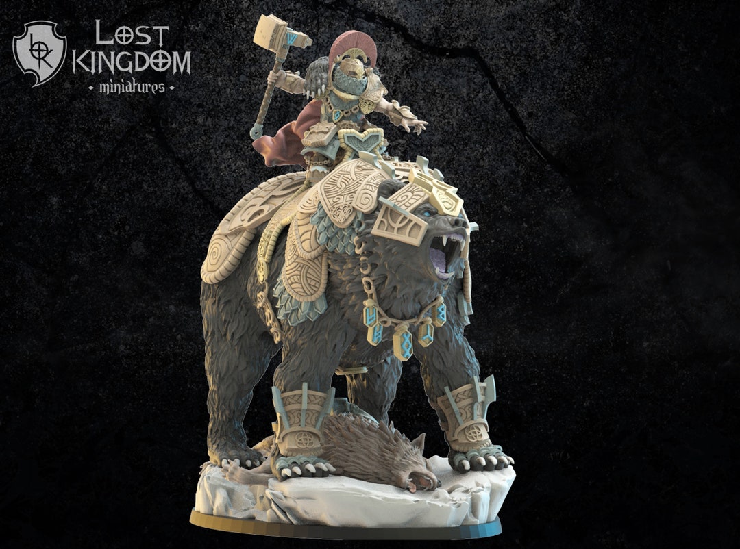 Bofarr, Bjørn Commander, Lost Kingdom Miniatures - Etsy