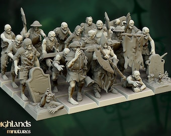 Zumbis, Miniaturas das Terras Altas