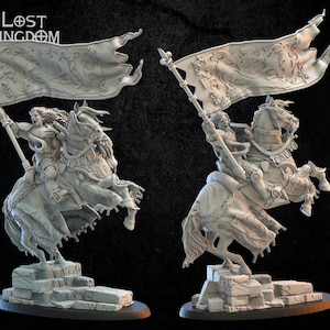 Kingdom Of Mercia Standard Bearer, Lost Kingdom Miniatures