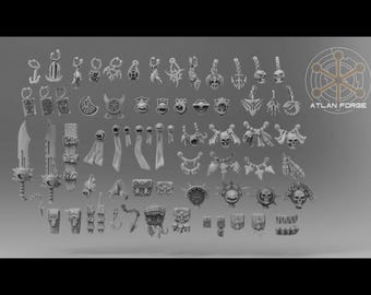 Wai Toa (Caballeros Tiburón) - Accesorios, Atlan Forge