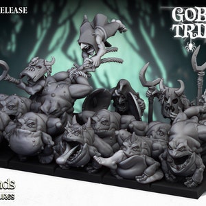 Swamp Goblin Frogs, Highland Miniatures