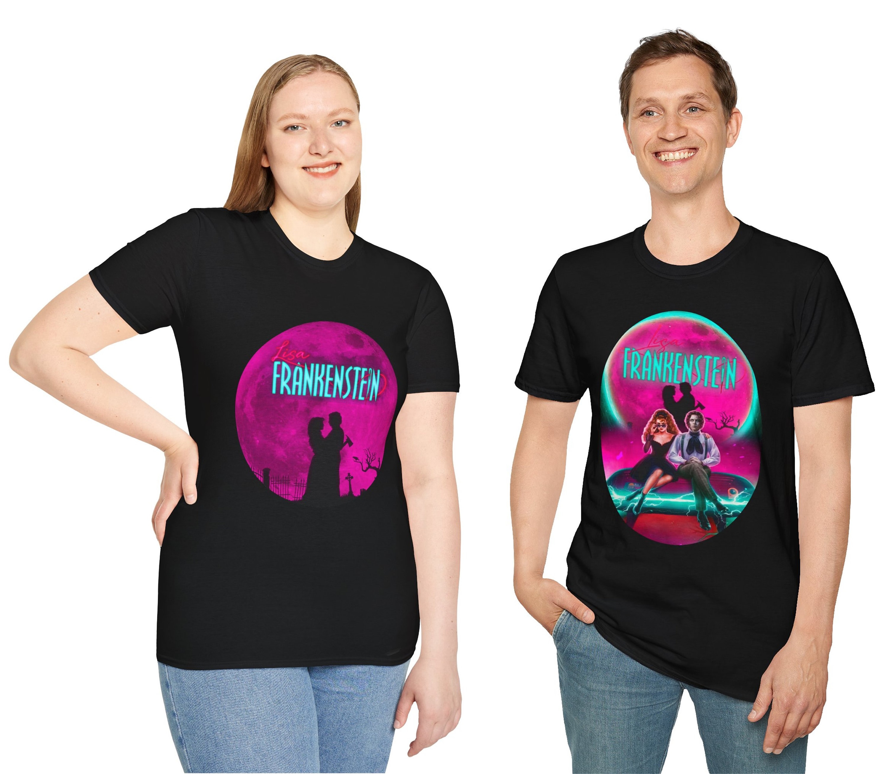 Lisa Frankenstein 2024 Movie Theme T Shirt Unisex Softstyle Tee Chose