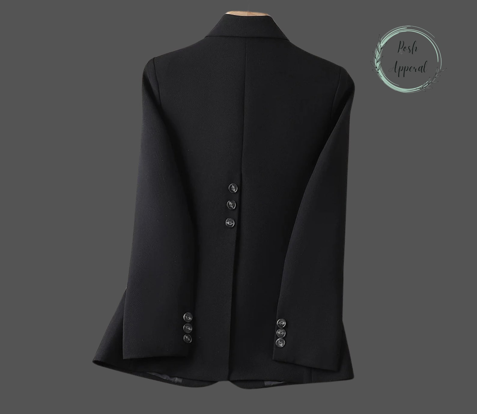 Blazer Single Button Long Sleeve Womens