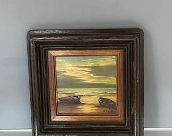 Dutch painting boats
