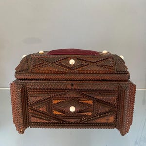 scatola da cucito di arte vagabonda