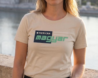 American Magyar T-Shirt - Hungarian Unisex Cultural top - Hungary Pride Shirt - Graphic Tee Gift - European Budapest Heritage Tshirt