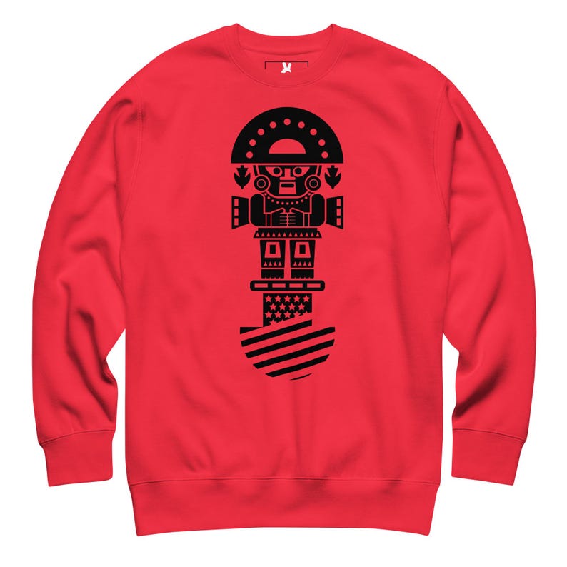 Peruvian American Tumi sweater - Cultural Pride - Tumi graphic - fall and winter wear - Peru heritage Unisex Premium Sweatshirt