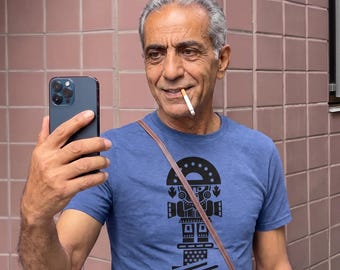 Peruvian American T-Shirt: Cultural Pride - Tumi graphic tee - Gift him or her - July 28. Polo peruano.  Unisex Tee - Fiestas Patrias shirt