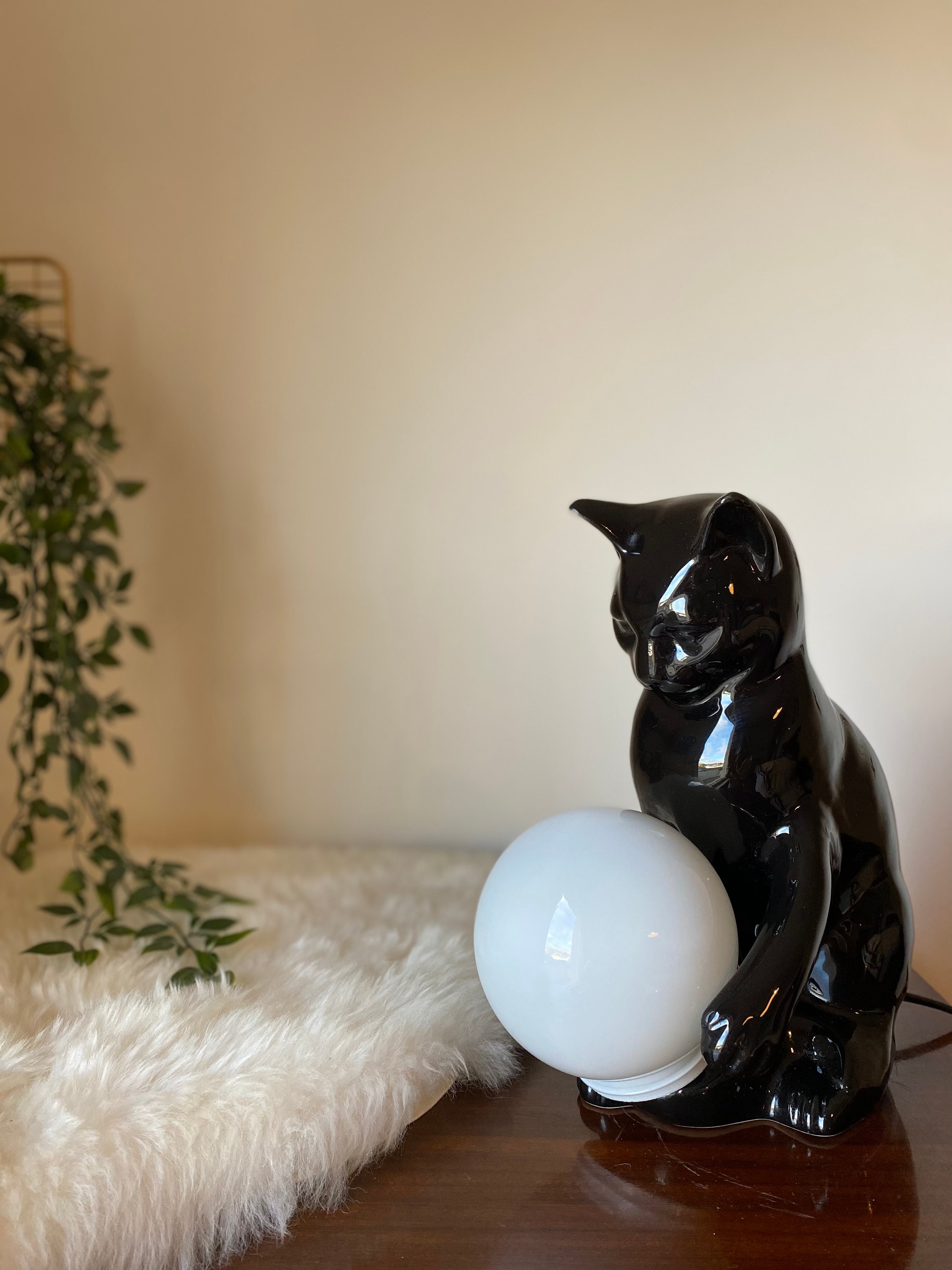 Vintage cat lamps deals
