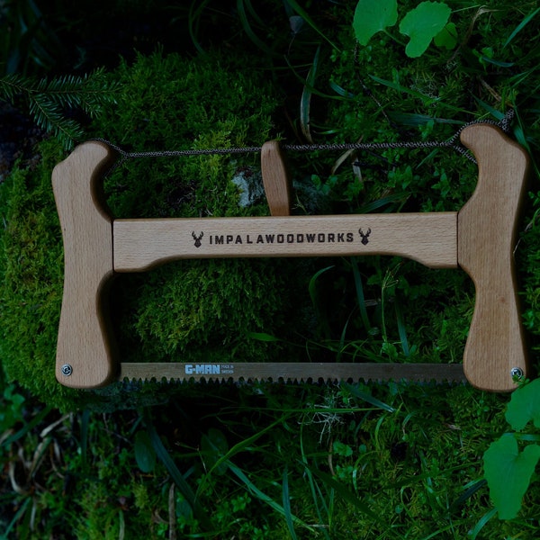 Buck Saw, Bow Saw, Handmade Bow Saw, Swedish Bow Saw, Personalized Gift, Christmas Gift, New Year Gift