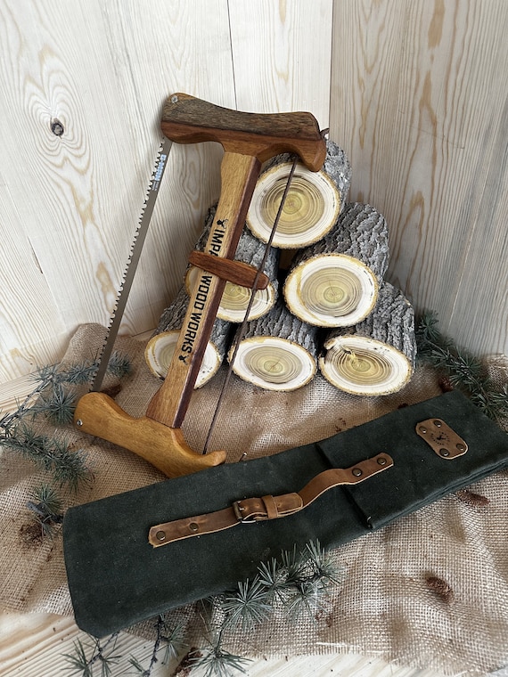 Handmade Buck Saw, Bow Saw, Swedish Bow Saw, Bushcraft Saw, Handmade  Original Bucksaw and Carrying Case,christmas Gift - Etsy