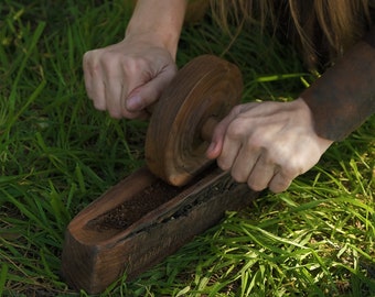 Bushcraft Coffee Grinder, Wooden Mill, Manual Wooden Mill, CoffeE Grinder, Handmade Wooden Mill