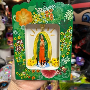 Nicho Guadalupano. Frame. Guadalupe Frame. Shrine of Guadalupe. Handmade.