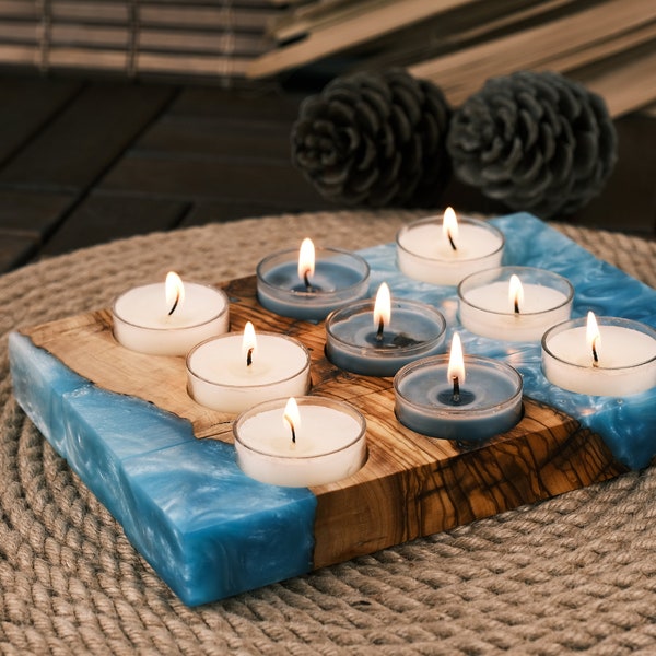 Resin Candle Holder Art Decorative Candle Holders Candlestick Home Decoration and Table Accessories