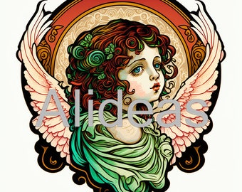 Angel Baby Tattoo - Etsy Angel Baby Tattoo - Etsy