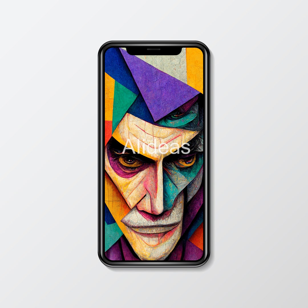 IPhone Wallpaper. Android Wallpaper. Phone Wallpaper. Wallpaper Joker Inspired. Cubism Wallpaper
