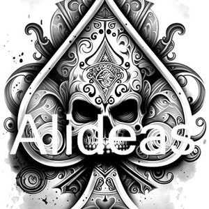 ace of spades tattoo  Clip Art Library