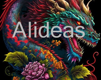 Tattoo idea. Chinese Dragon tattoo idea.